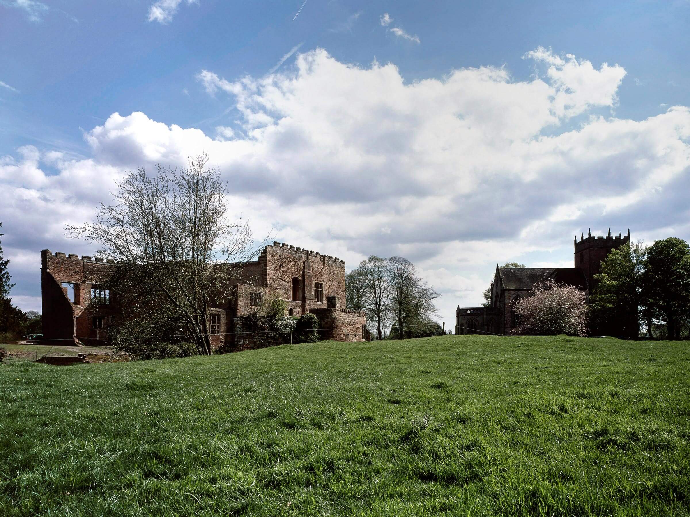 View from the Northwest, with St. Mary’s church
