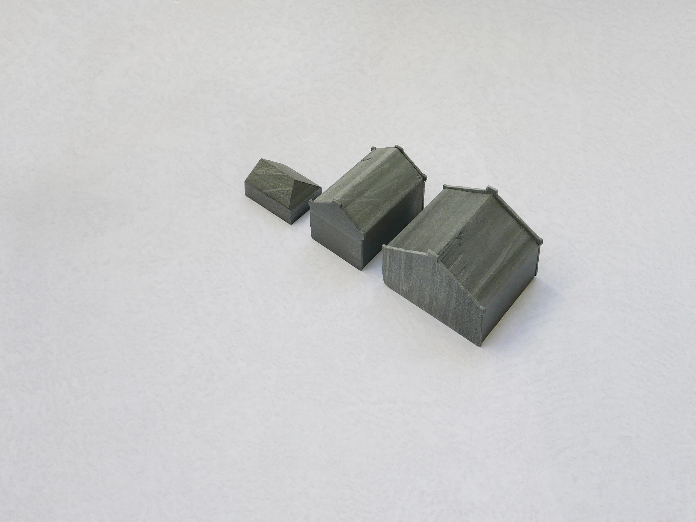 Model of Three existing industrial buildings