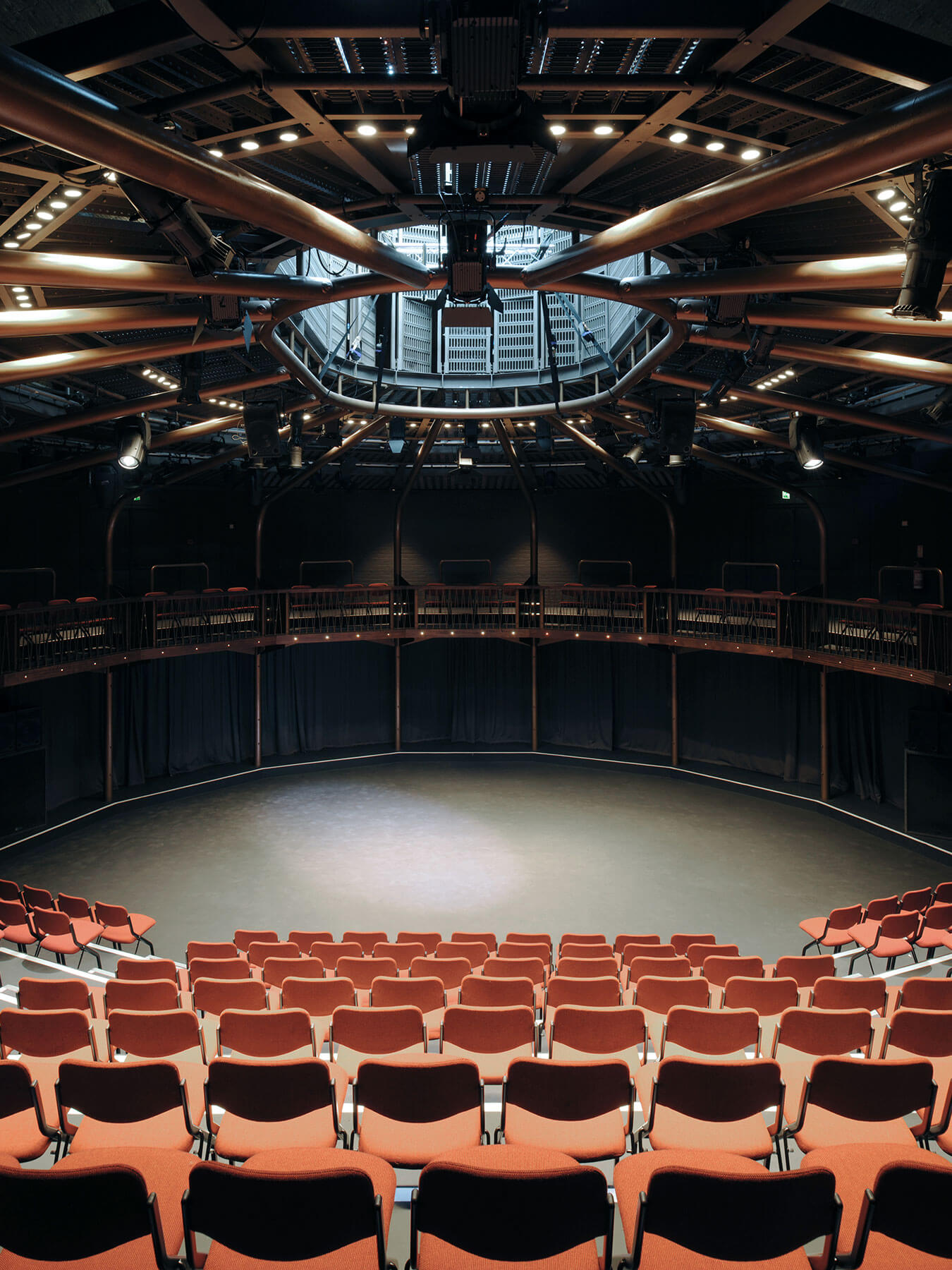 The theatre in end-stage format