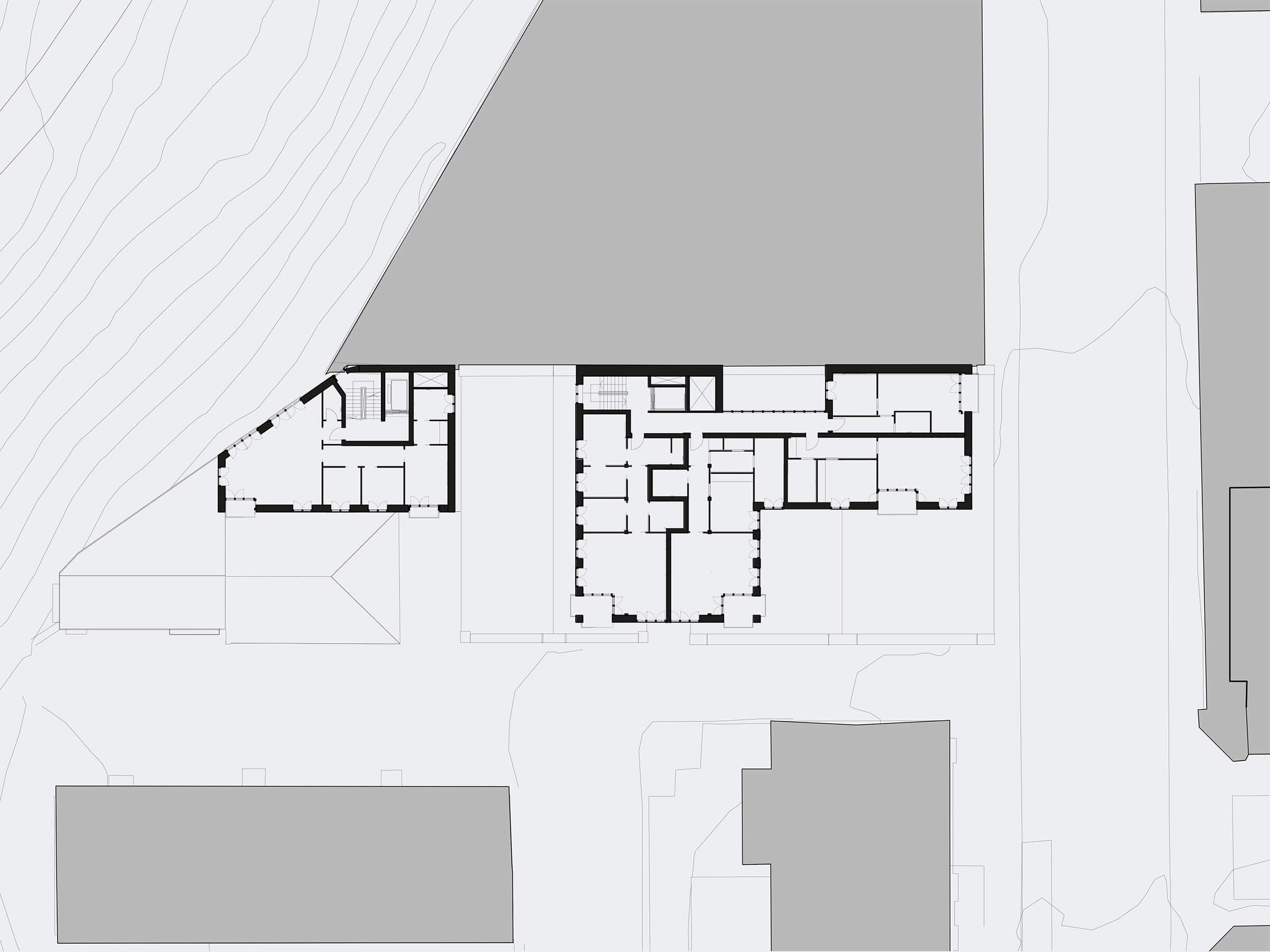 Upper floor plan