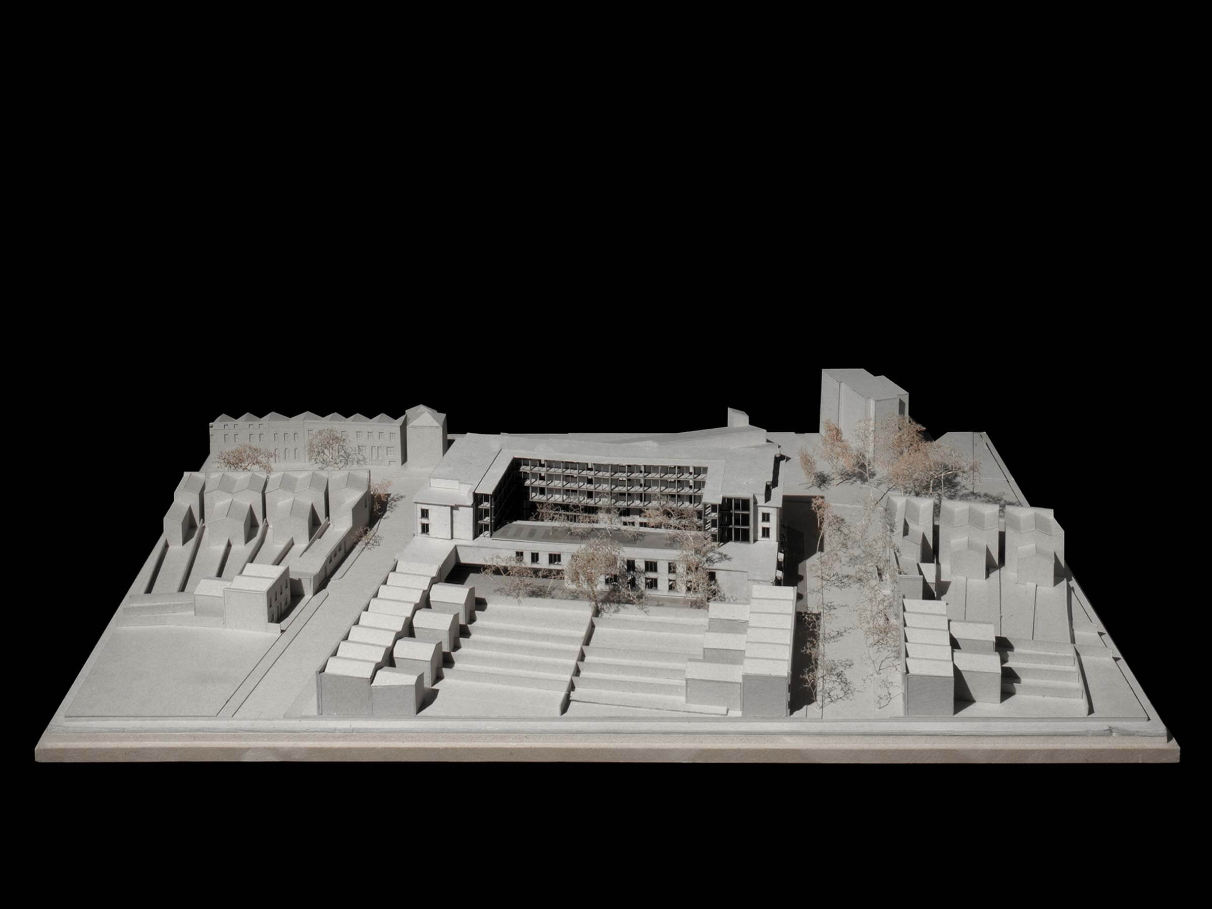 Model photograph: view from South
