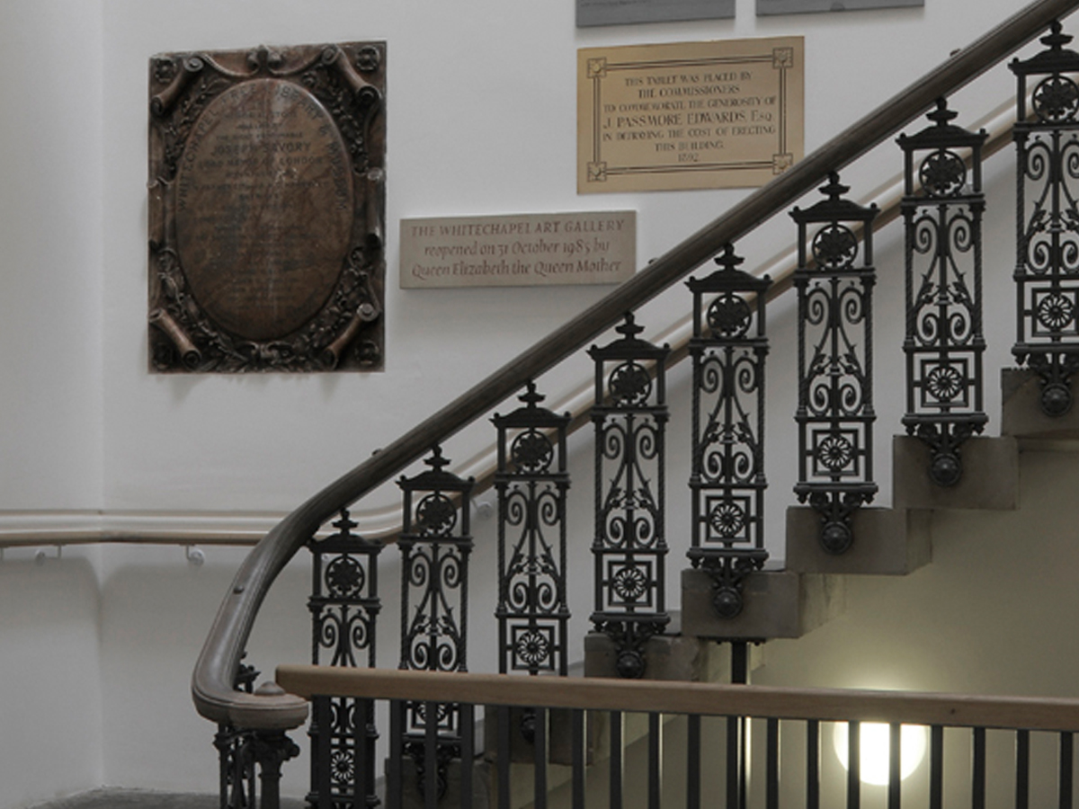 Whitechapel Gallery: four foundation stones