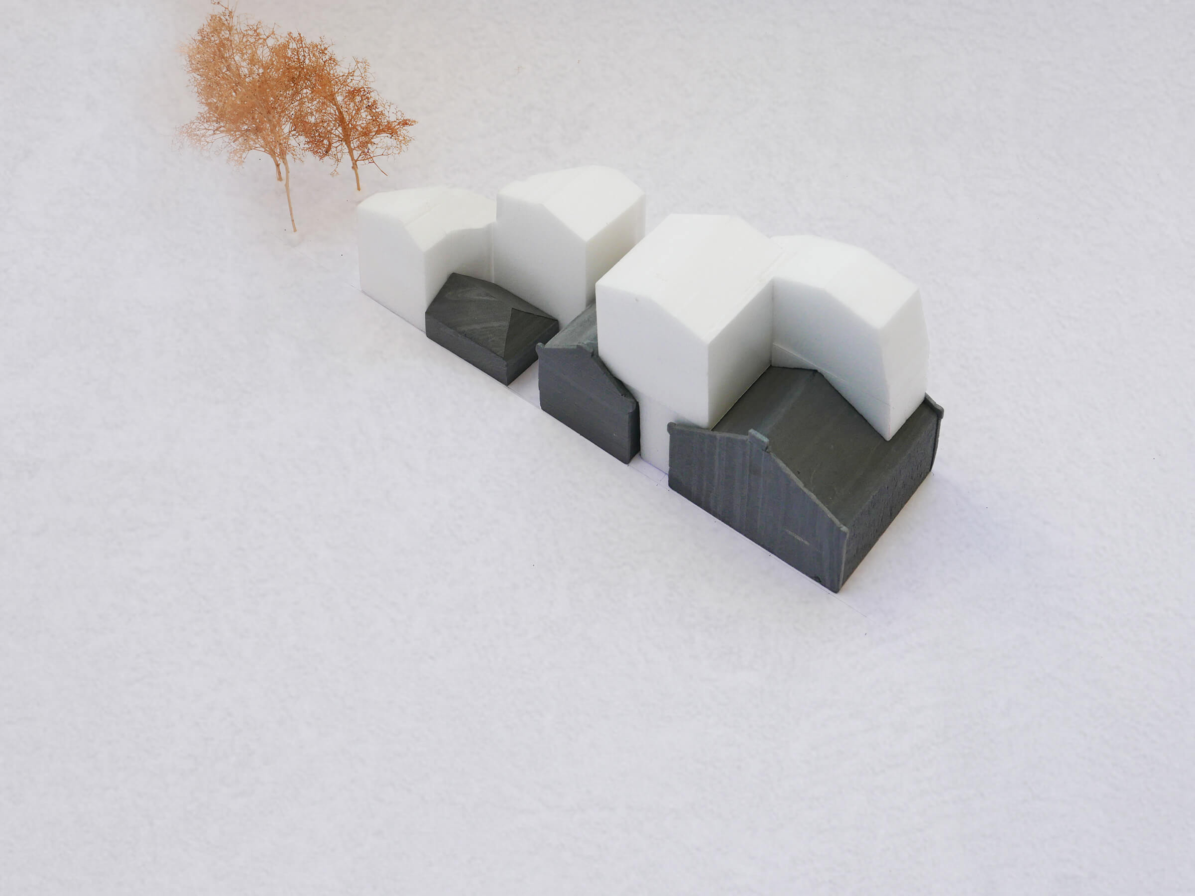 Model of A vertical village