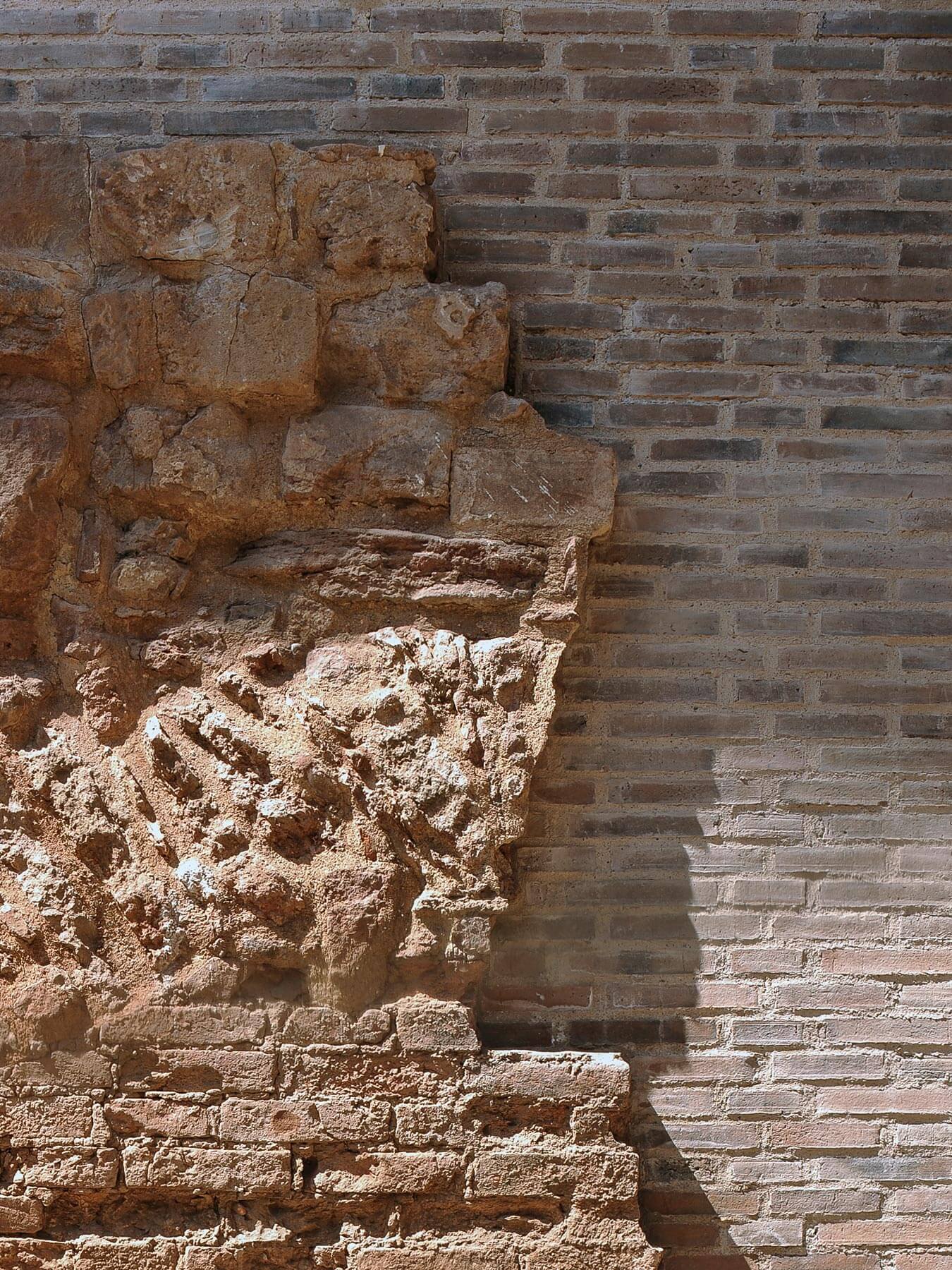 Brickwork detail, courtyards