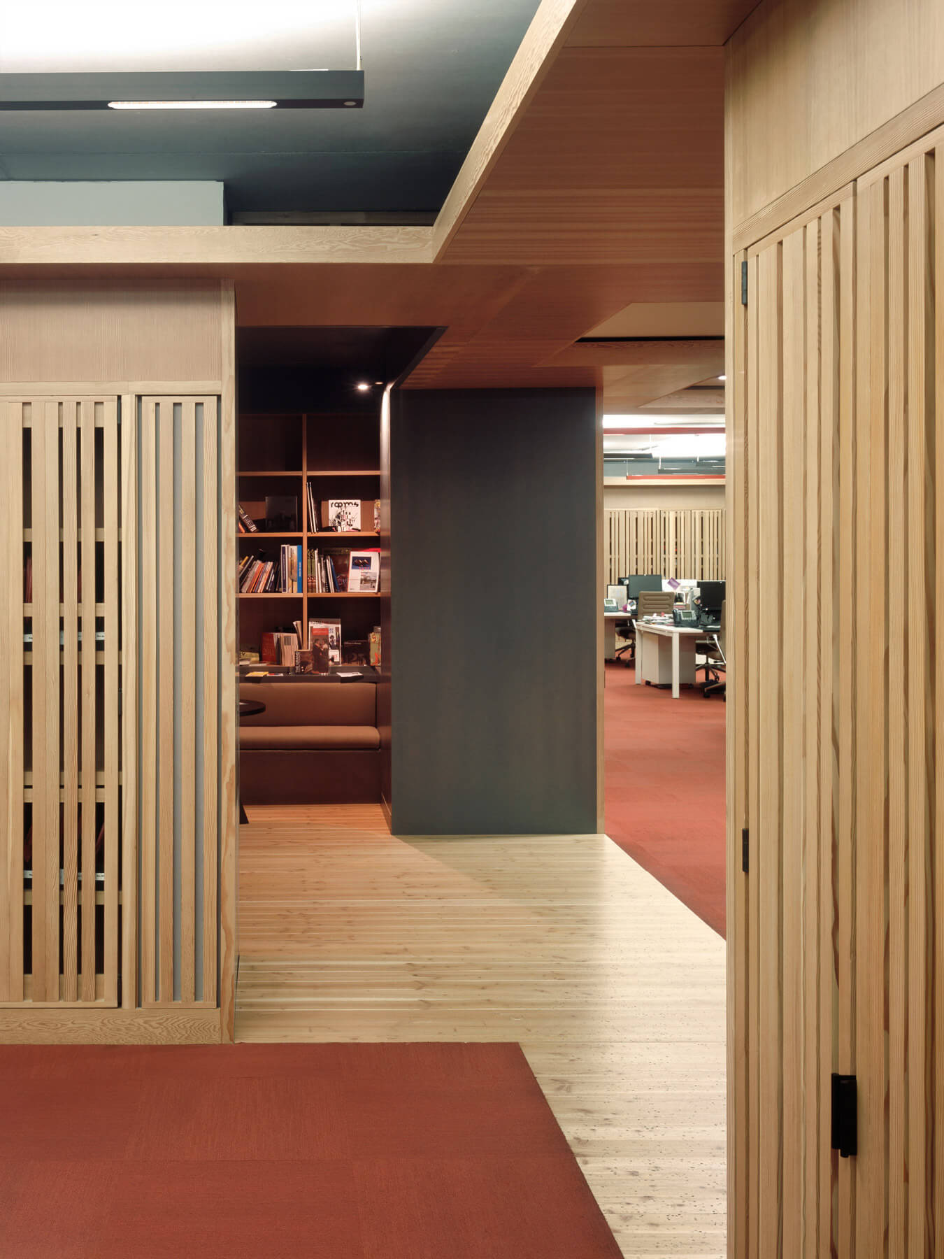 Library and offices