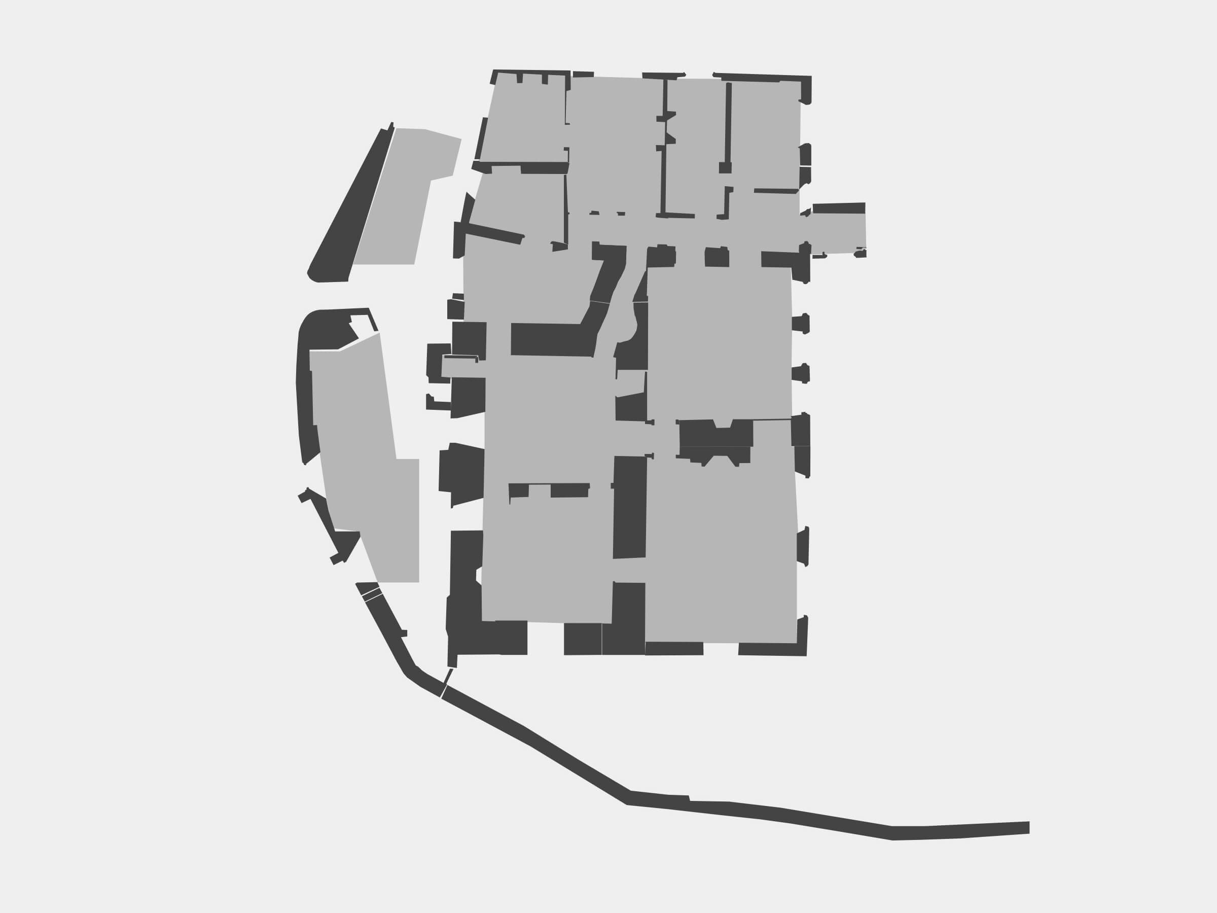 Evolution of the castle: 19th century