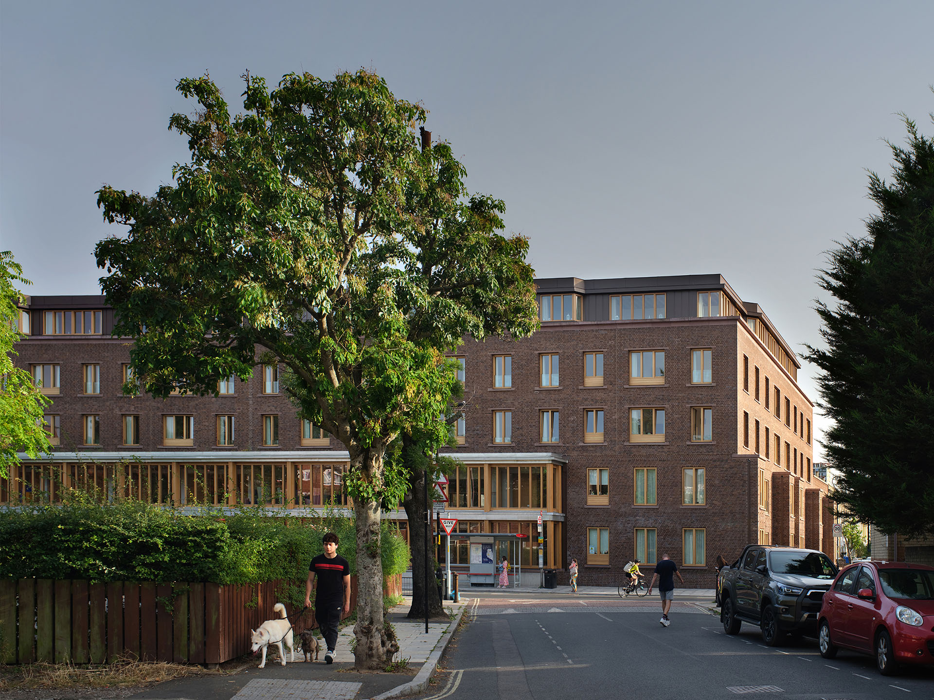 Almhouse from street