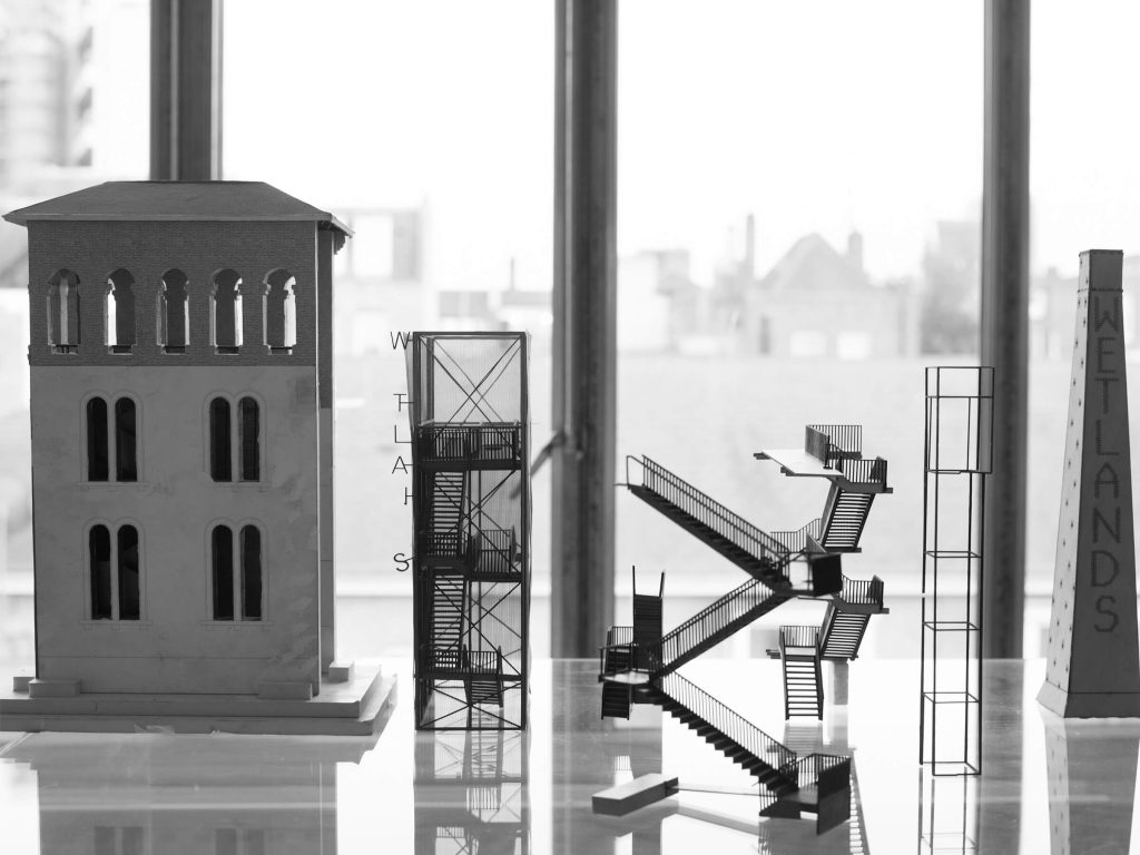 Model of stairs for Walthamstow Wetlands