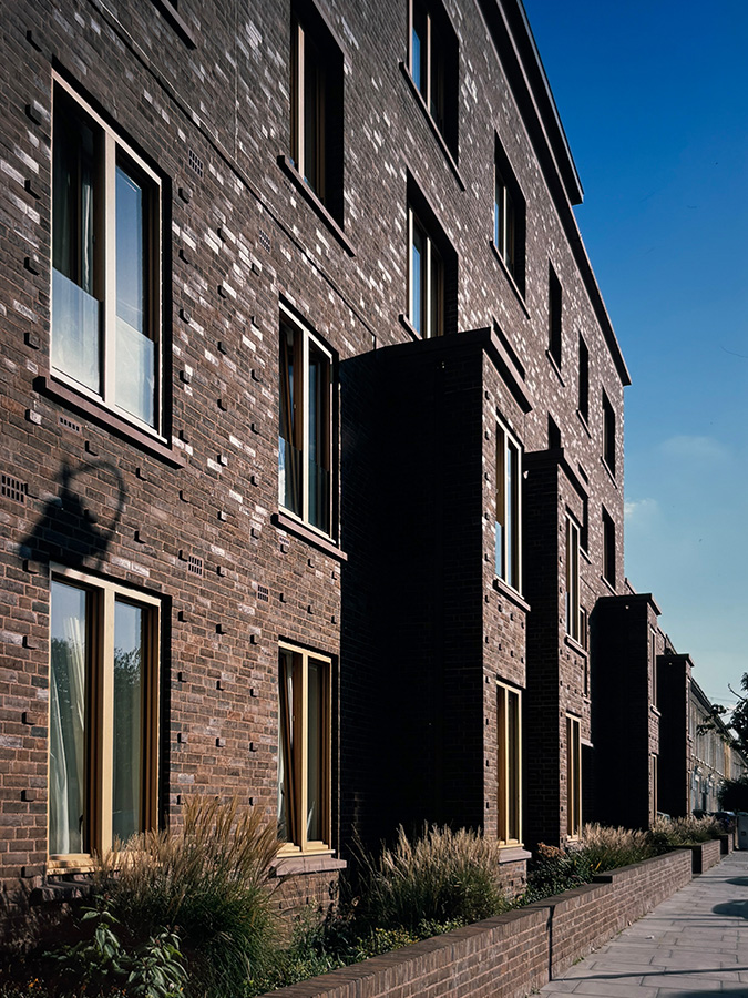 Outside of Appleby Blue almshouse