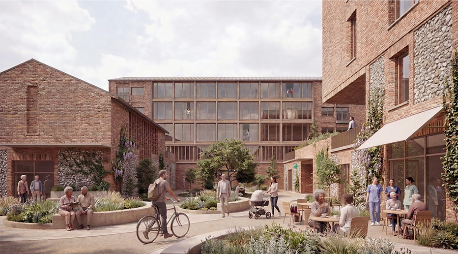 Rendering of Veterans Village